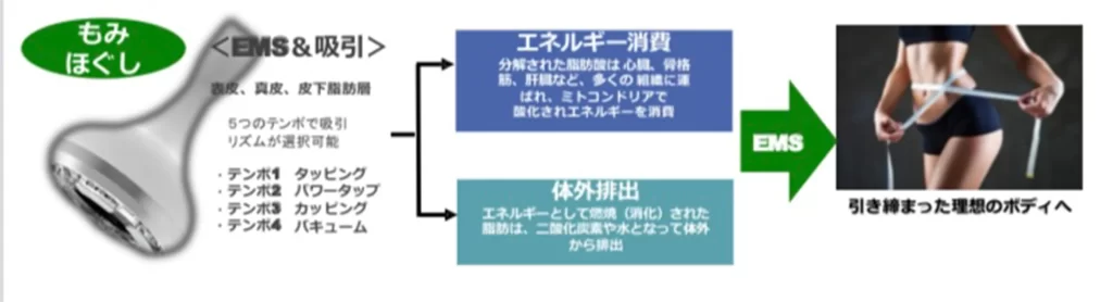 痩身エステ③〜EMS&サクション(吸引)の効果〜